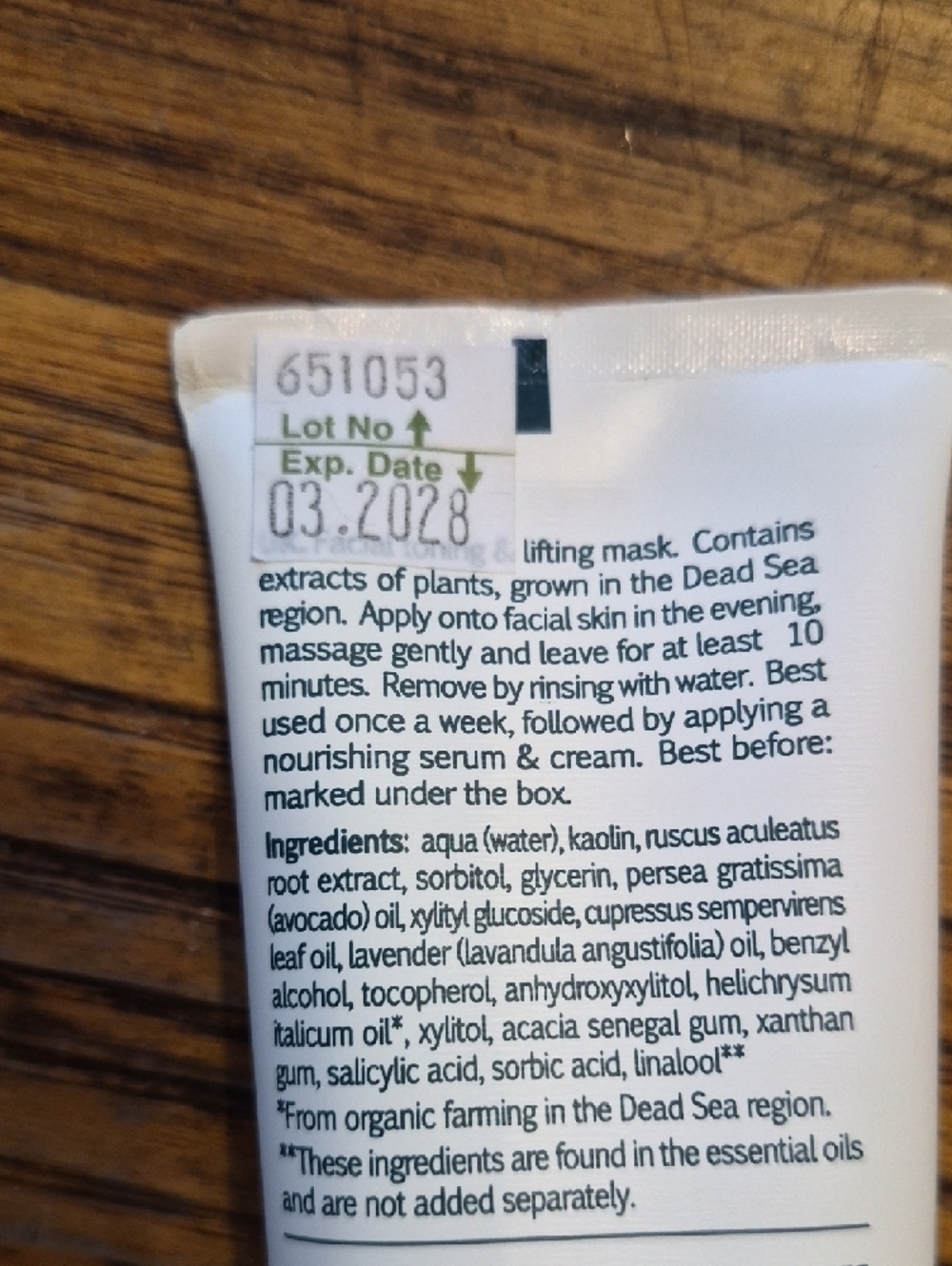 Herbs of Kedem Natura Nuance Clay (NNC) Toning Mask — White - Picture 6 of 7